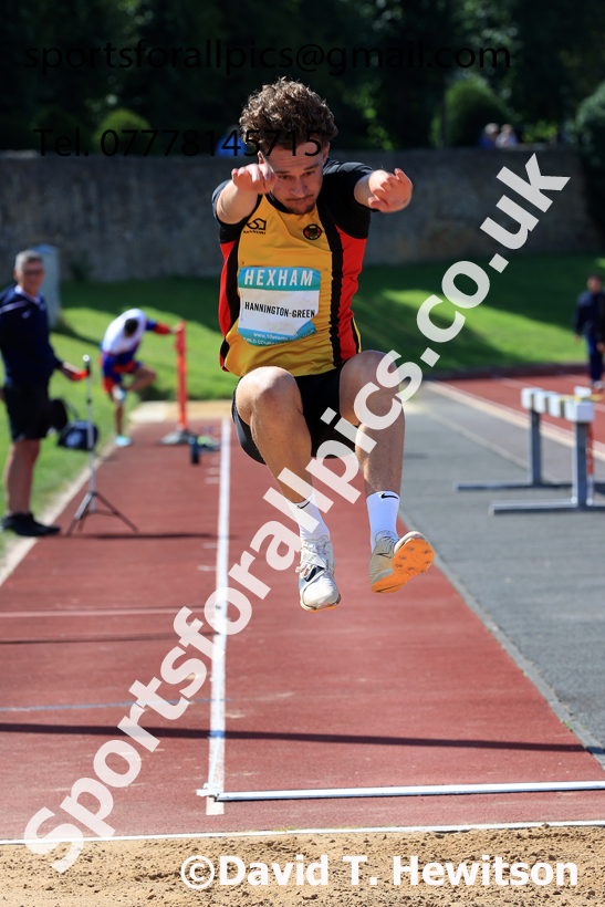 Decathlon long jump, 2025 EAP International Combined Events, Hexham, Northumberland.  Photo: David T. Hewitson/Sports for All Pics